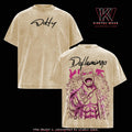 One Piece Doflamingo Vintage Washed Oversized T-Shirt