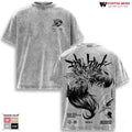 Rei Ayanami Neon Genesis Evangelion EVA Unit 00 Anime Vintage Washed Tee