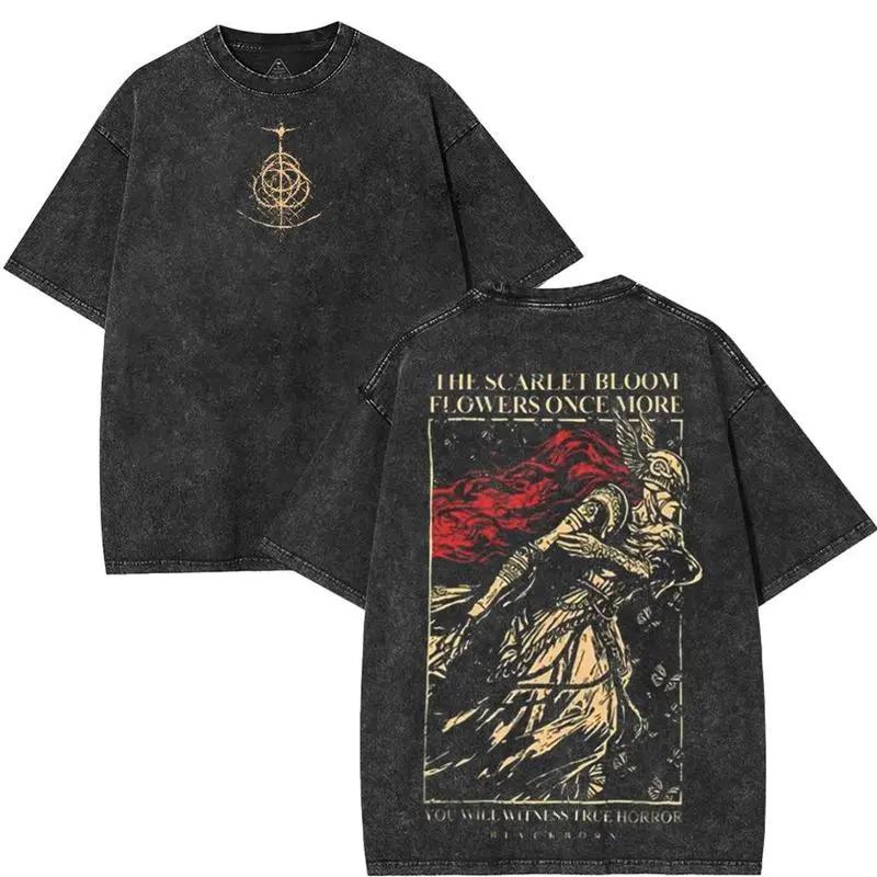 Malenia Blade of Miquella Elden Ring Double Printed Washed Tee