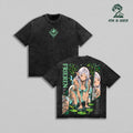 Frieren Beyond Journey’s End Forest Magic Tattoo Anime Vintage Washed Tee