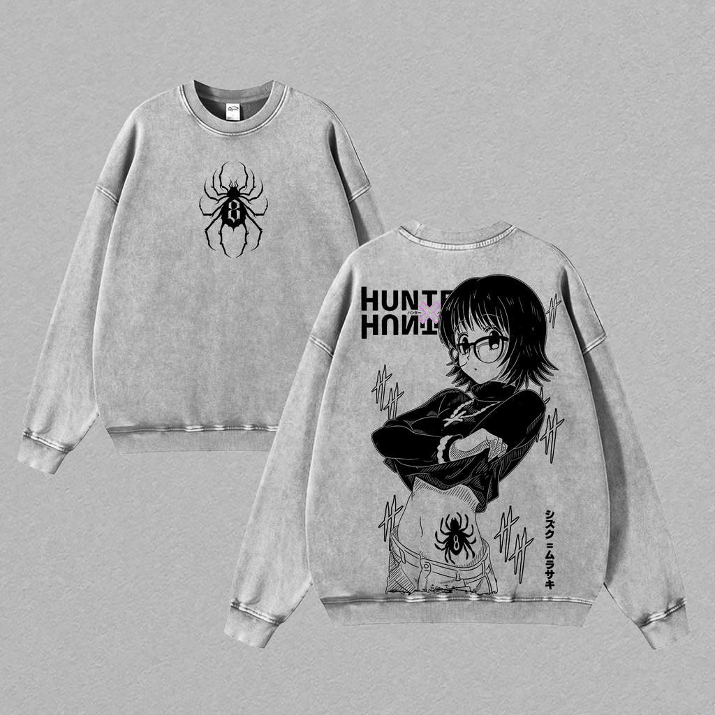 Shizuku Murasaki Hunter x Hunter Phantom Troupe Anime Vintage Washed Tee