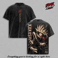 Kakashi Hatake Narutoo Shippuden Anime Vintage Washed Tee