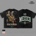Mexico World Football Tour 2026 x Escanor Anime Vintage Washed Tee