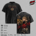 Douma Demon Slayer Upper Moon Two Anime Vintage Washed Tee