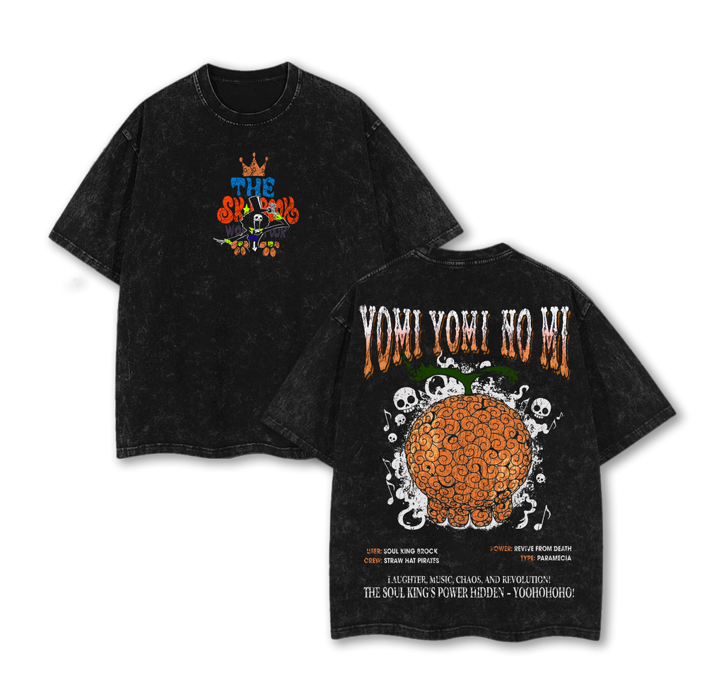 Yomi Yomi No Mi One Piece Washed Tee