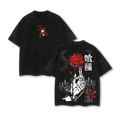 Ken Kanaki Tokyo Ghoul graphic Anime Manga Acid Washed Lightweight Oversized Heavyweight Cotton T-Shirt