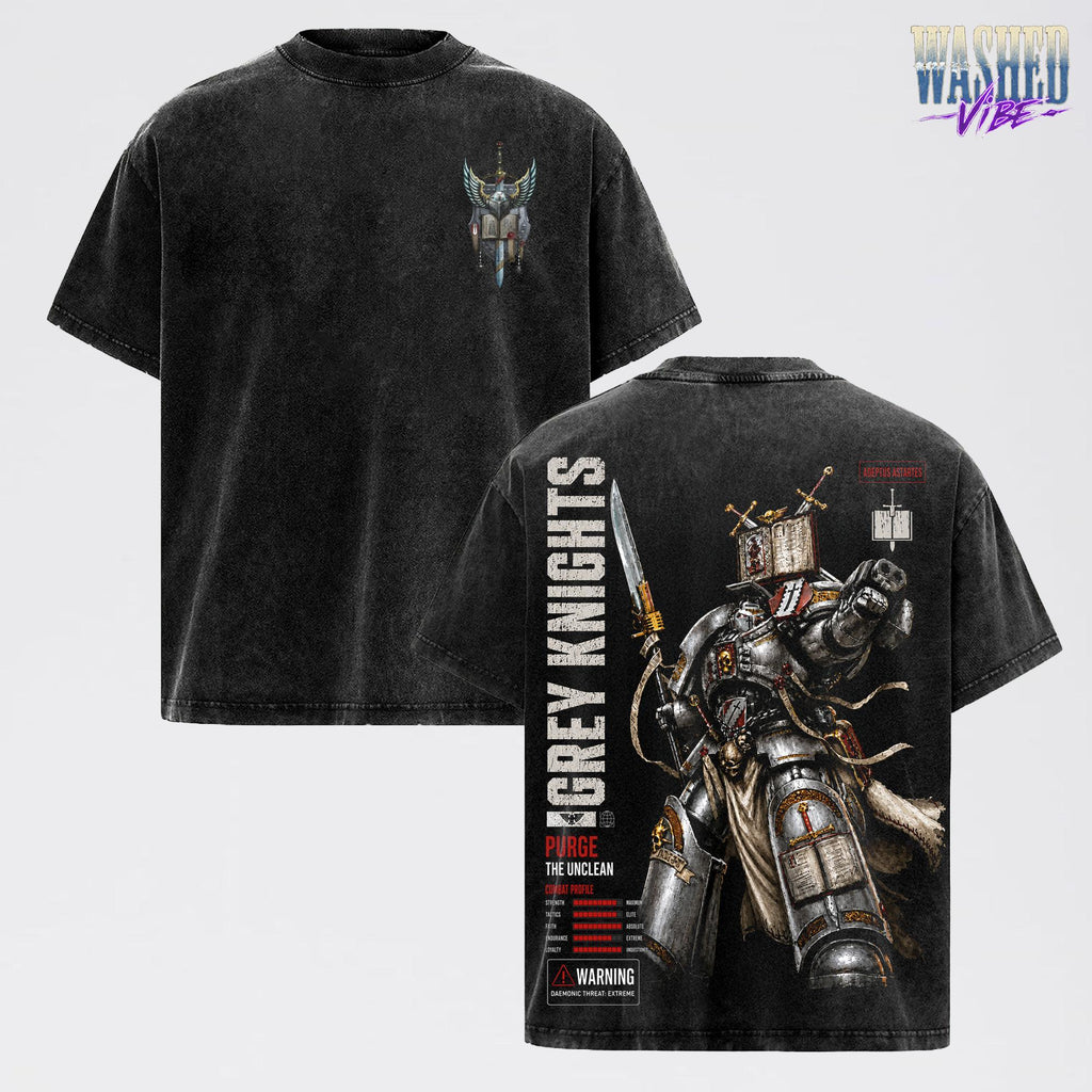 Grey Knights Warhammer 40K Dawn of War IV Vintage Washed Tee