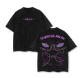 Pain Nagato Vintage Unisex Oversize Anime Manga Acid Washed Heavyweight Cotton T-shirt