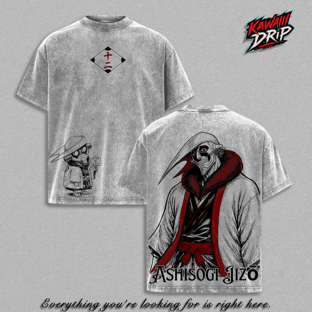 Ashisogi Jizo Mayuri Kurotsuchi Bleach Anime Vintage Washed Tee