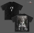 Espada Beach V4 Anime Double Printed Vintage Washed Tee Unisex Oversize Heavyweight Cotton T-shirt for Anime Fans and Lovers