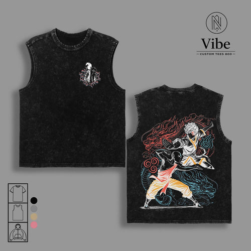 Aang And Zuko Avatar The Last Airbender Vintage Washed Tee