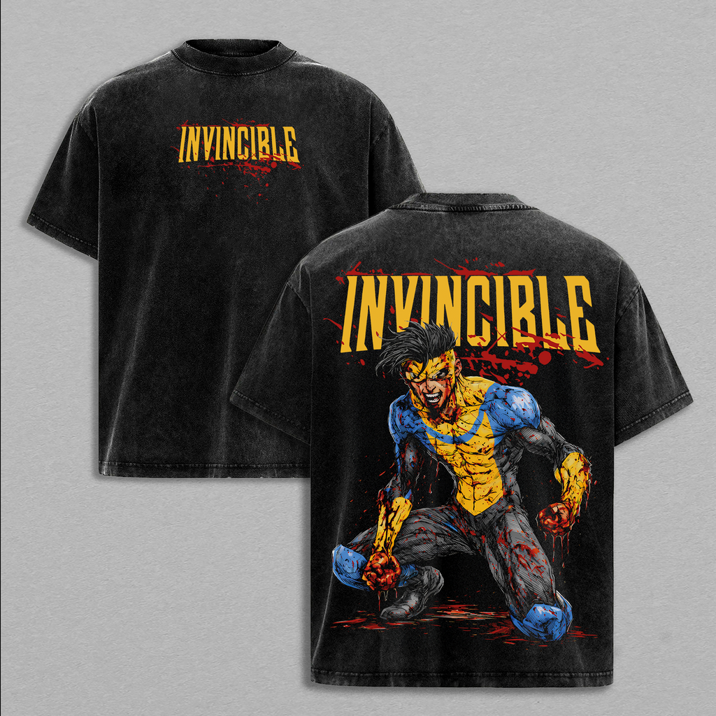 Invincible Viltrumite Vintage Washed Graphic Tee