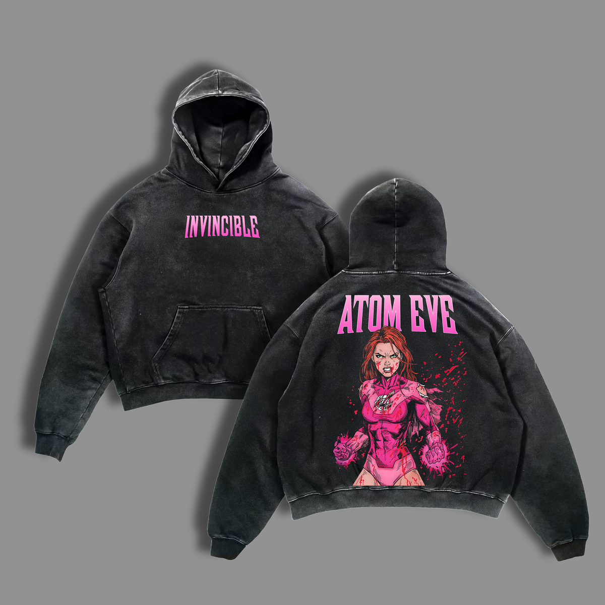 Atom Eve Invincible Comic Superhero Vintage Washed Tee