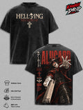 Alucard Hellsing Ultimate Anime Vintage Washed Tee