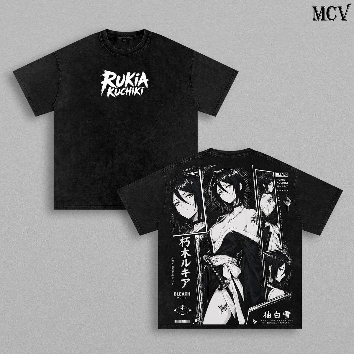 Rukia Kuchiki Bleach Thousand-Year Blood War Anime Vintage Washed Tee