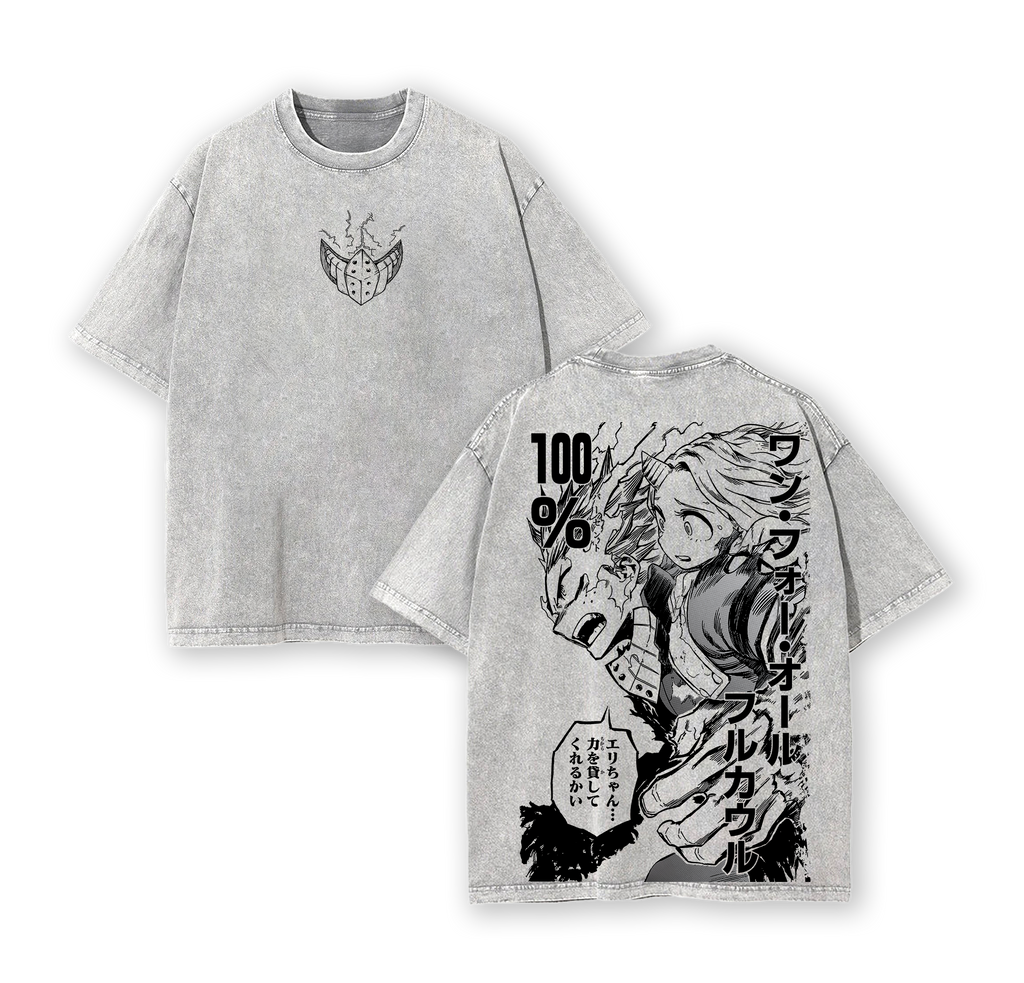 Deku & Eri My Hero Academia The Movie Tee Washed