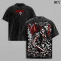 Kenpachi Zaraki Bleach TYBW The Calamity Anime Vintage Washed Tee