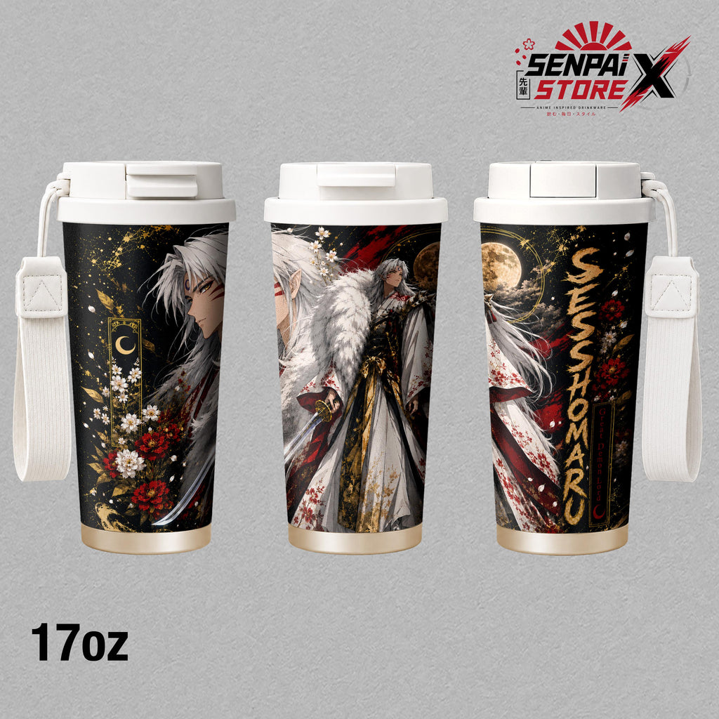 Sesshomaru Great Demon Lord Inuyasha Anime Tumbler 17oz 24oz 30oz