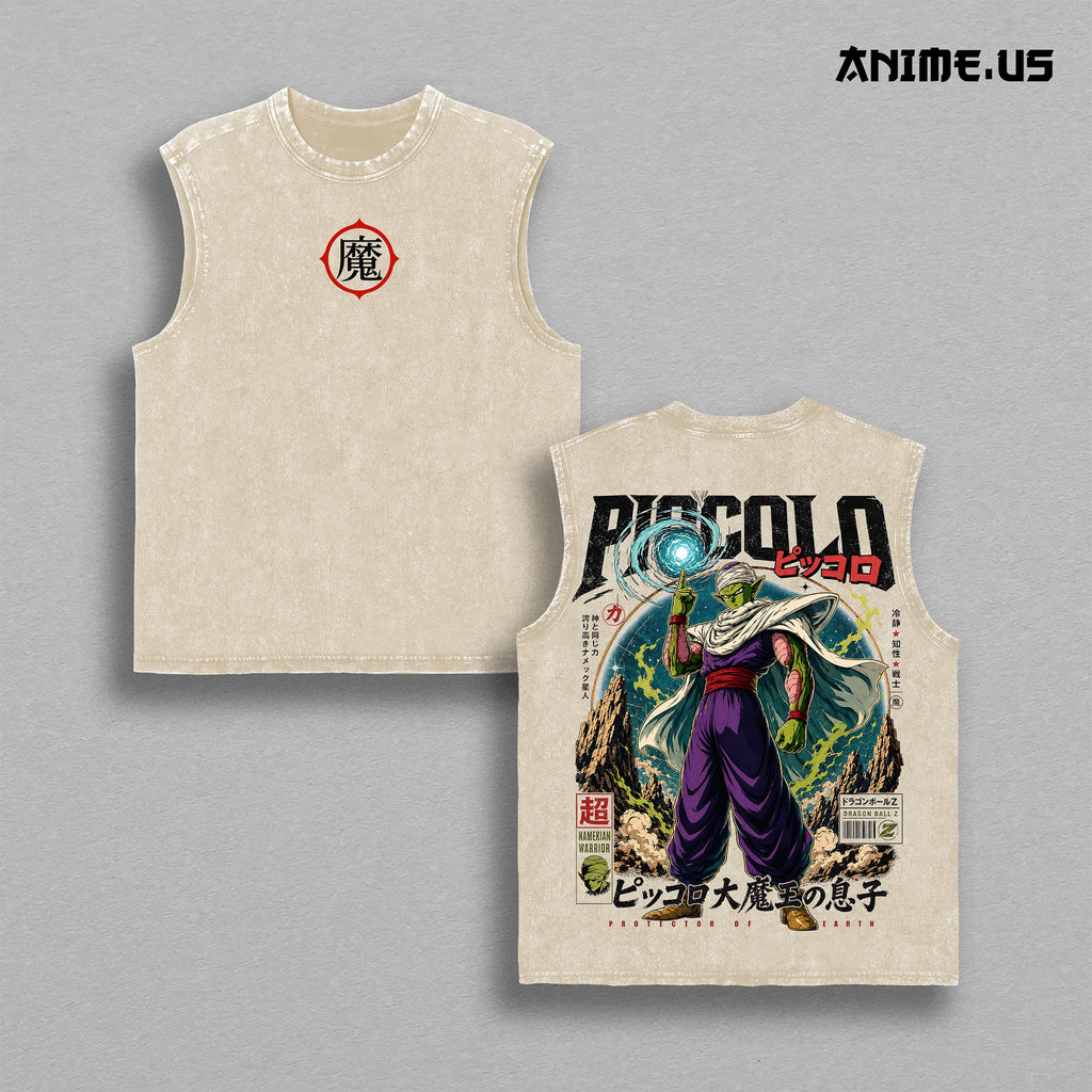 Piccolo Namekian Warrior DBZ Anime Vintage Tank Top