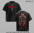 Garou One Punch Man Vintage Washed T-Shirt, Hero Hunter Garou Anime Graphic Shirt, Oversized Streetwear Tee