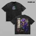 Future Trunks Capsule Corp Anime Washed Tee DBZ Inspired Oversized Heavy Cotton Shirt Manga Streetwear Gift for Anime Lovers