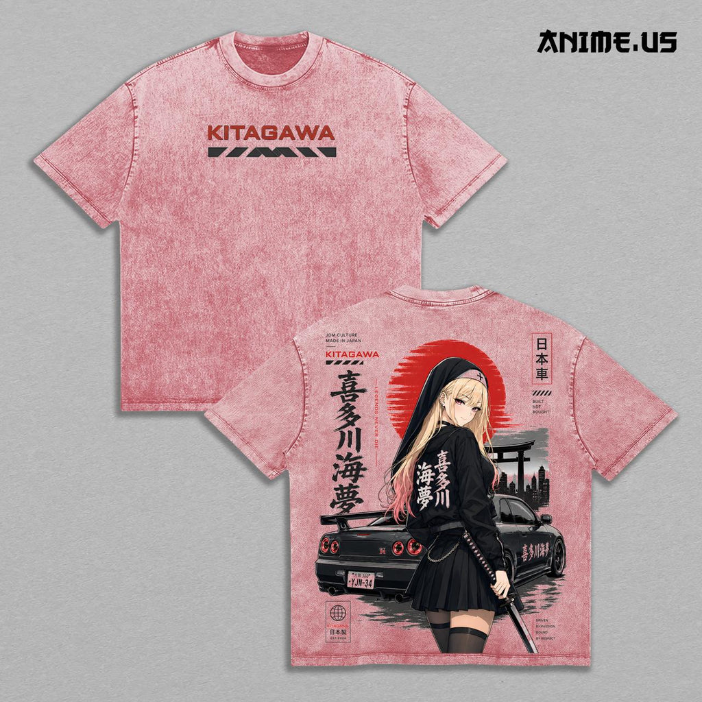 Marin Kitagawa My Dress-Up Darling Urban Racer Anime Vintage Washed Tee