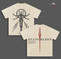 Eva. Unit 01 Neon Genesis Evangelion Anime Double Printed Vintage Washed Tee Unisex Oversize Anime Manga Washed Heavyweight Cotton T-shirt