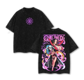 Pirate Empress BoaHancock Anime Tee – One Piece Washed Streetwear T-Shirt