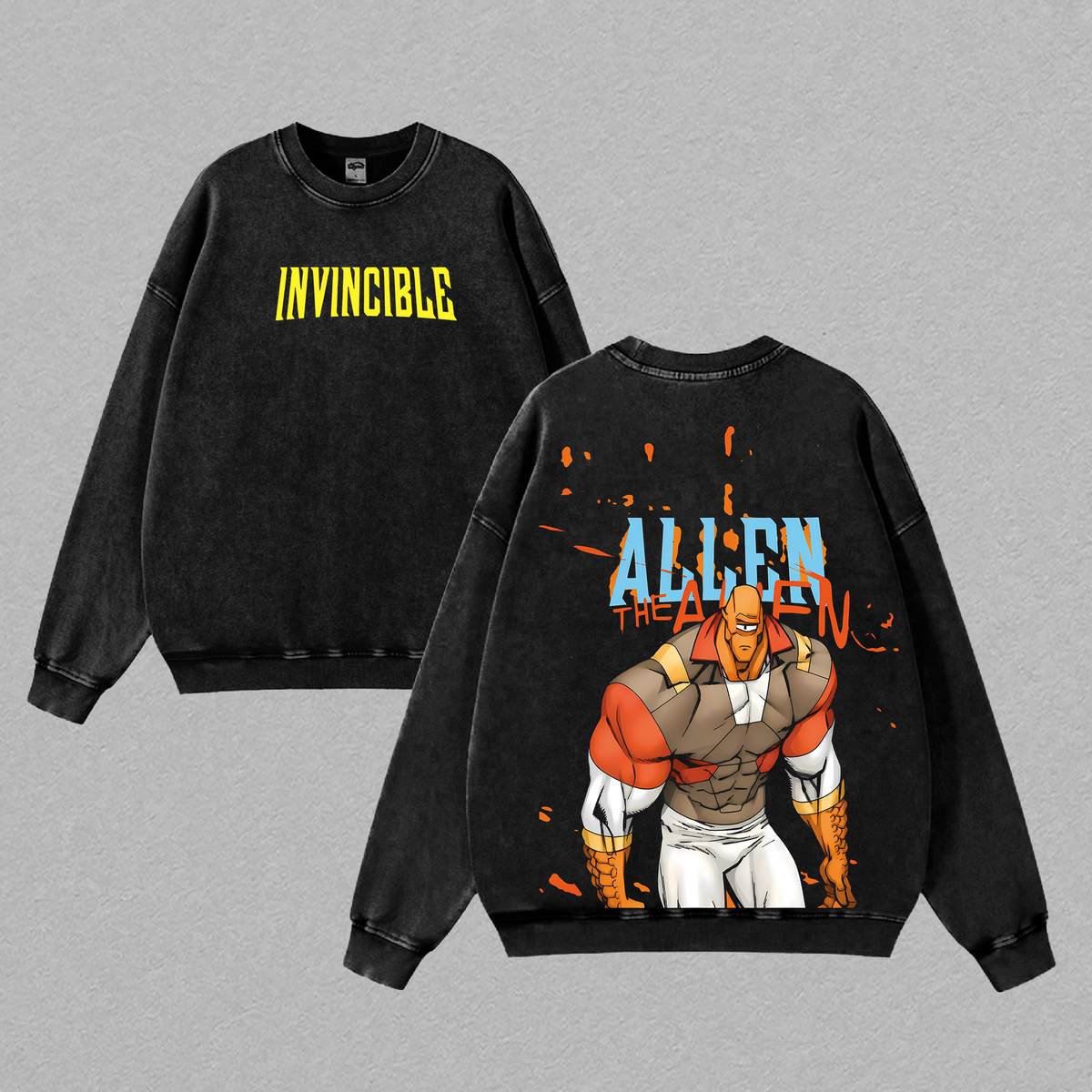 Allen the Alien Invincible Vintage Washed Tee