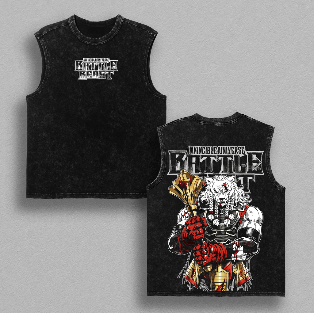 Battle Beast Invincible Universe Vintage Washed Tee