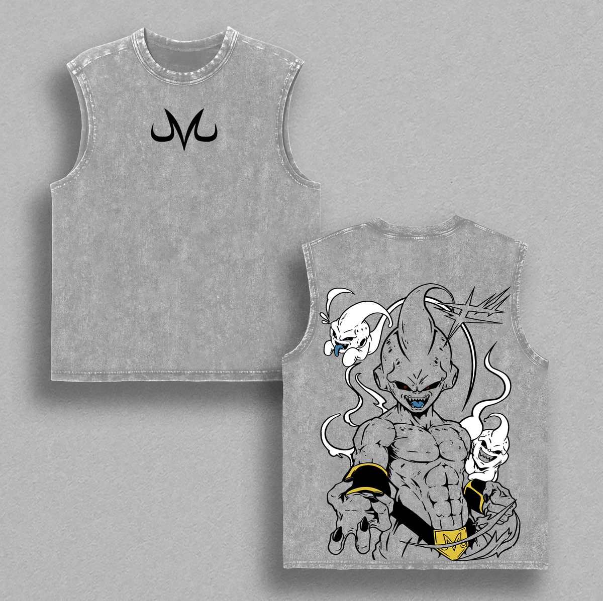 Majin Buu DBZ Anime Vintage Washed Tee