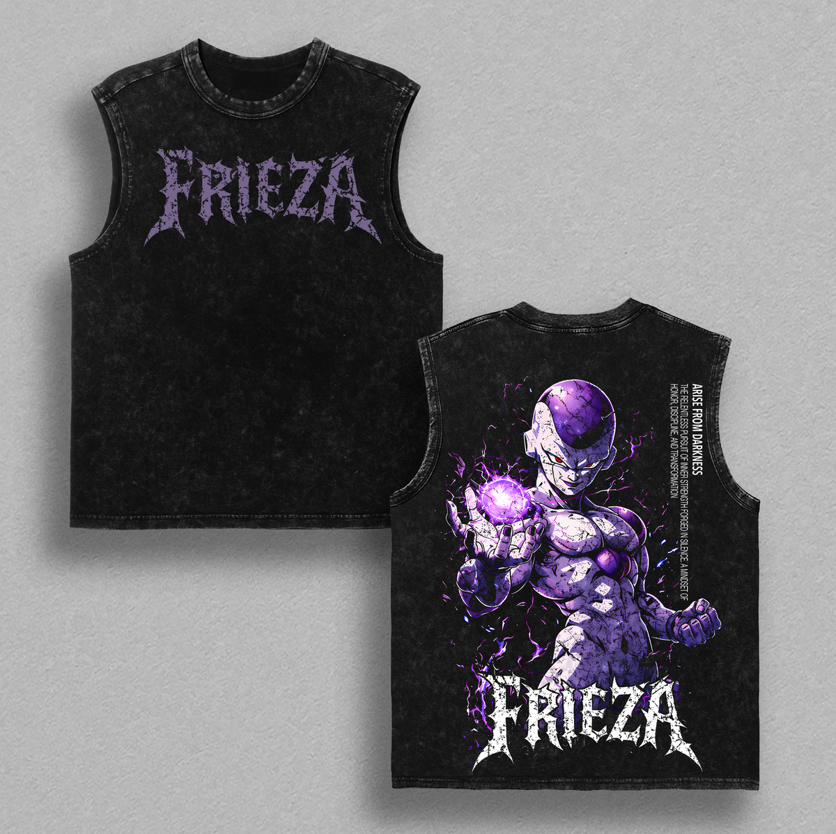 Frieza Final Form DBZ Anime Vintage Washed Tee