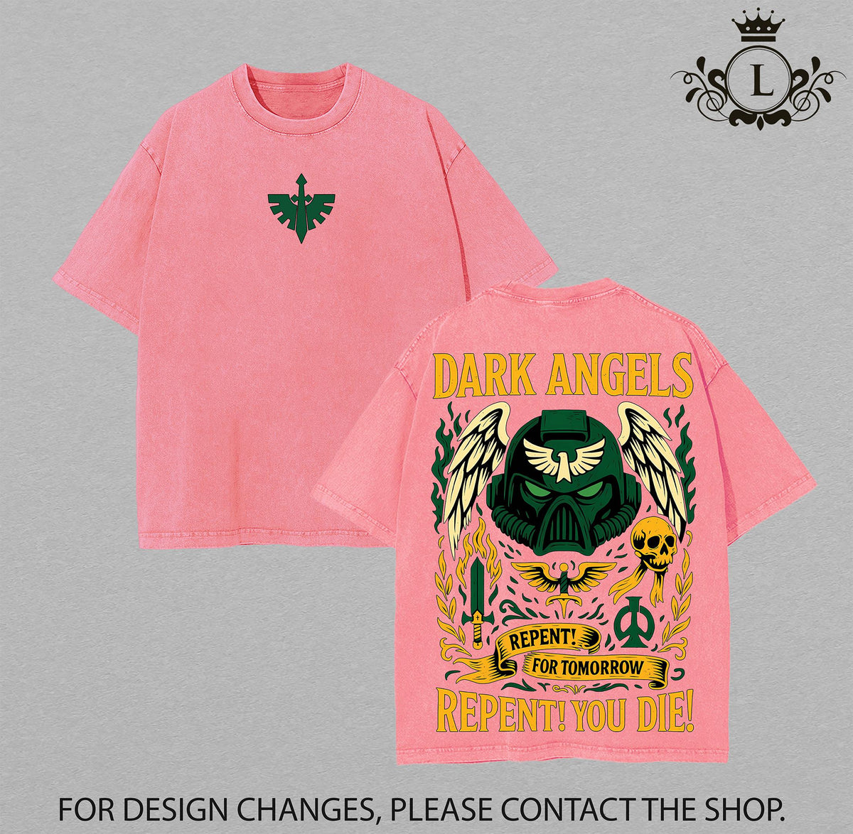 Dark Angels Warhammer 40K Vintage Washed Tee