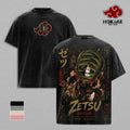 Zetsu Akatsuki Naruto Anime Vintage Washed Tee