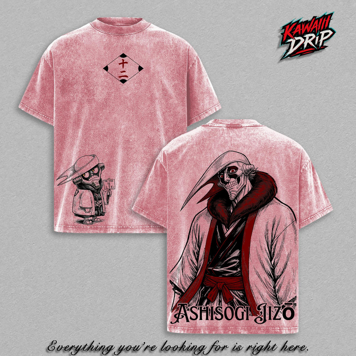 Ashisogi Jizo Mayuri Kurotsuchi Bleach Anime Vintage Washed Tee