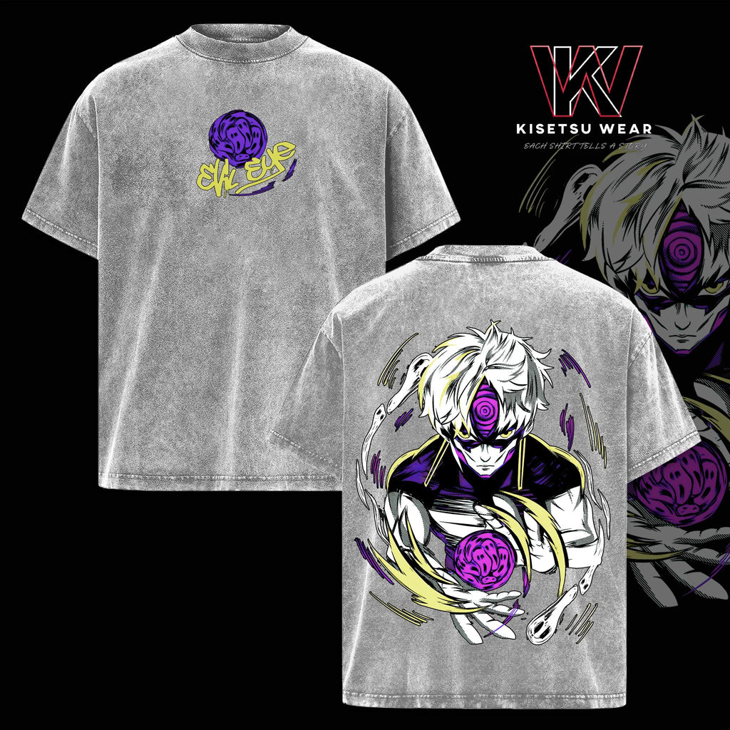 Evil Eye Dandadan Anime Vintage Washed Tee
