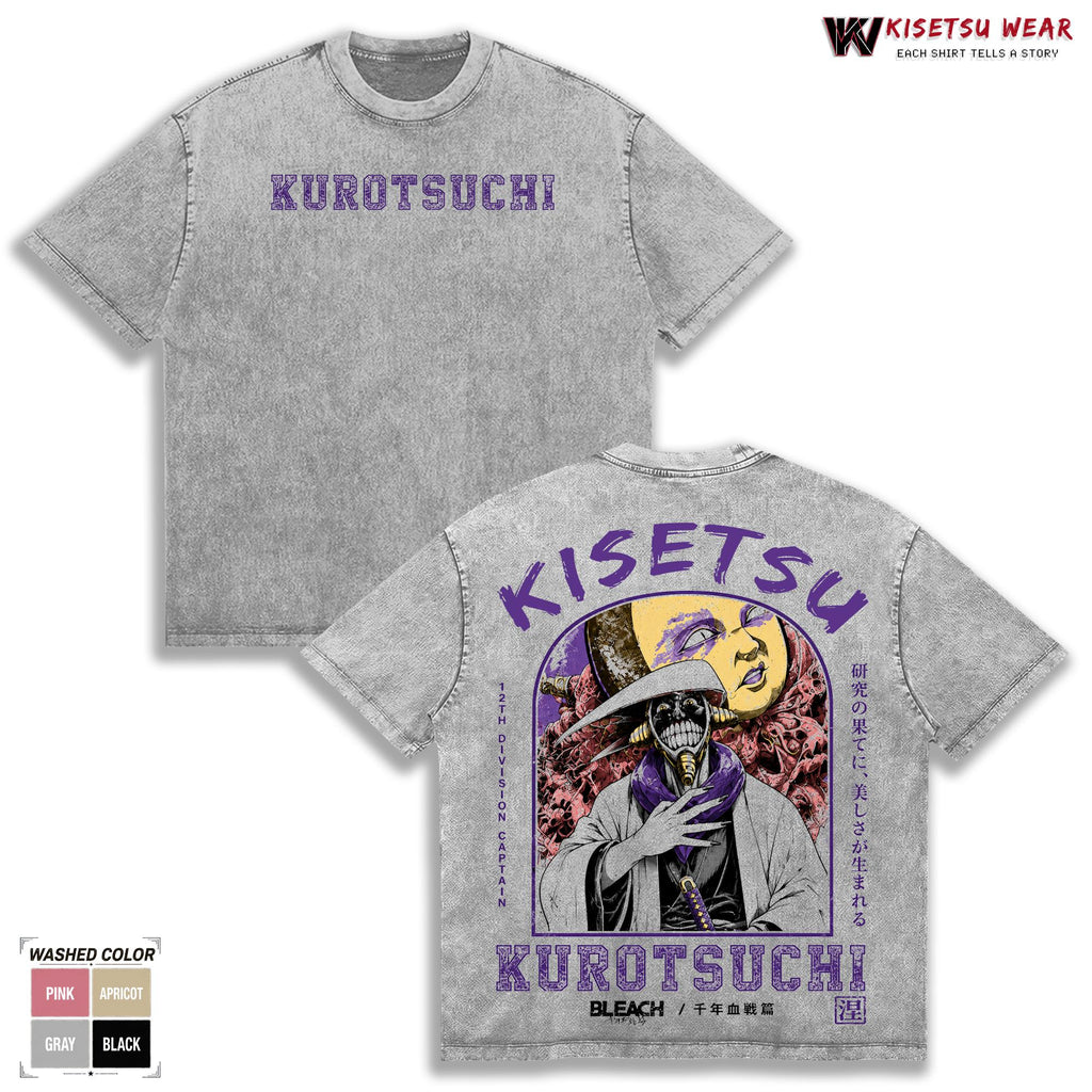 Mayuri Kurotsuchi Bleach TYBW Anime Vintage Washed Tee