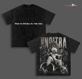 Espada Beach V3 Anime Double Printed Vintage Washed Tee Unisex Oversize Heavyweight Cotton T-shirt for Anime Fans and Lovers