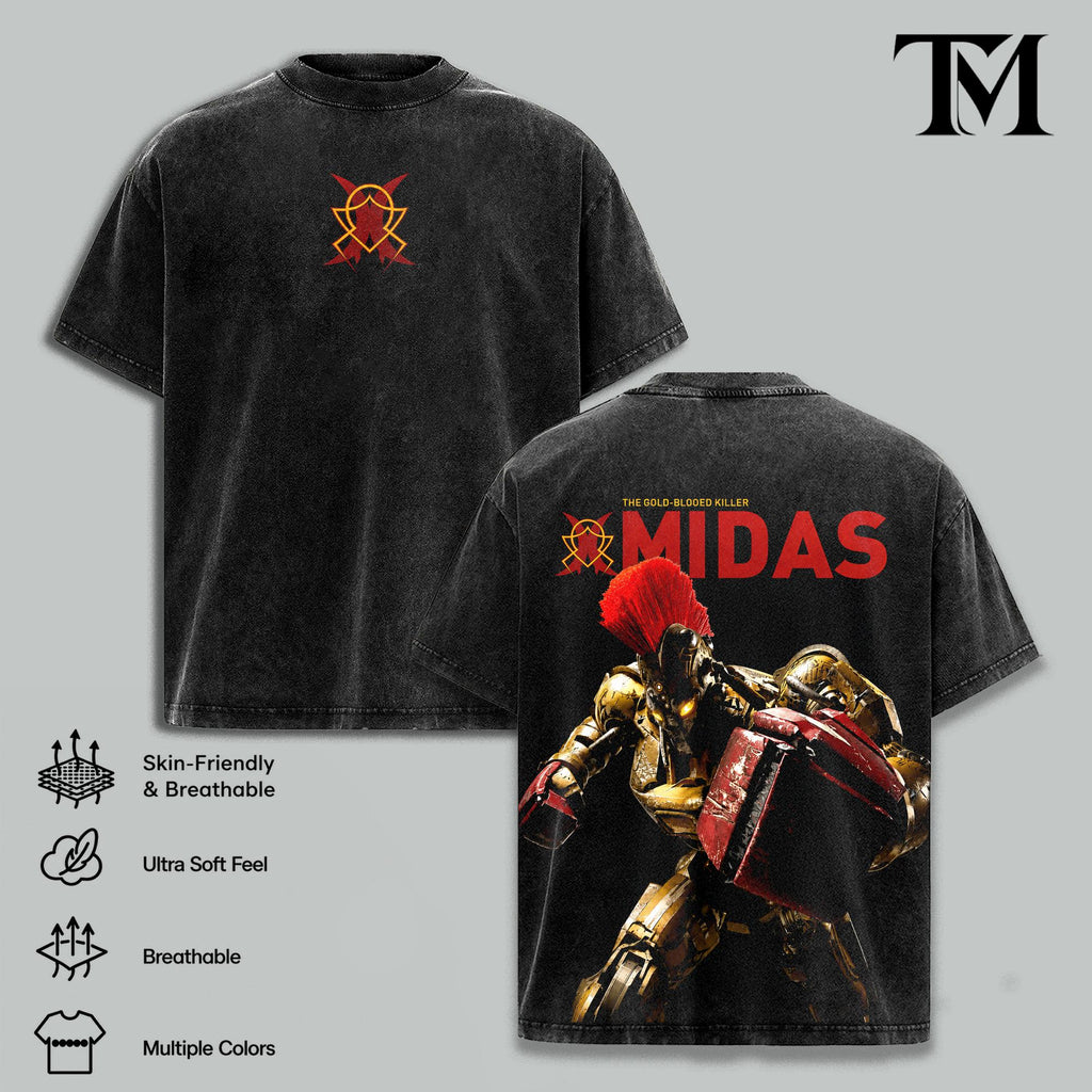 Real Steel Midas Vintage Washed Graphic Tee