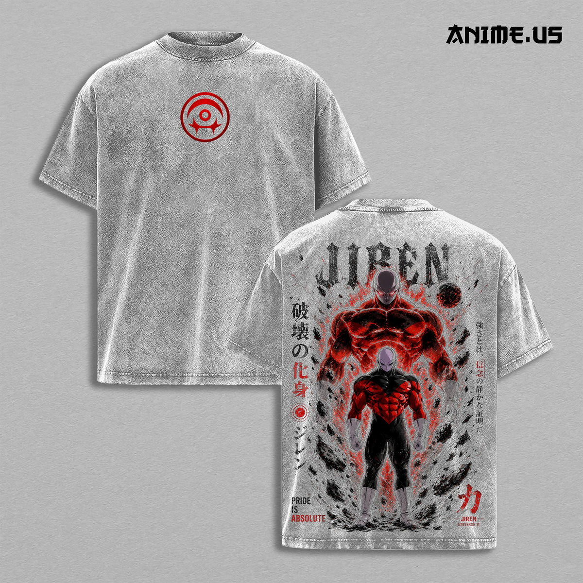 Jiren Universe 11 DBS Anime Vintage Washed Tee