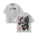 Katsuki Bakugo My Hero Academia 2 Face Anime Vintage Washed Tee