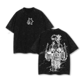 Bakugo Vintage Oversized Washed T-Shirt – Heavy Cotton Anime Graphic Tee