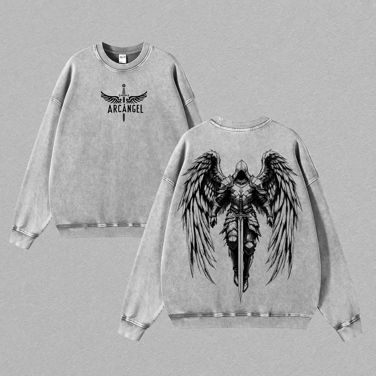 Arcangel Saint Michael Christian Vintage Washed Tee
