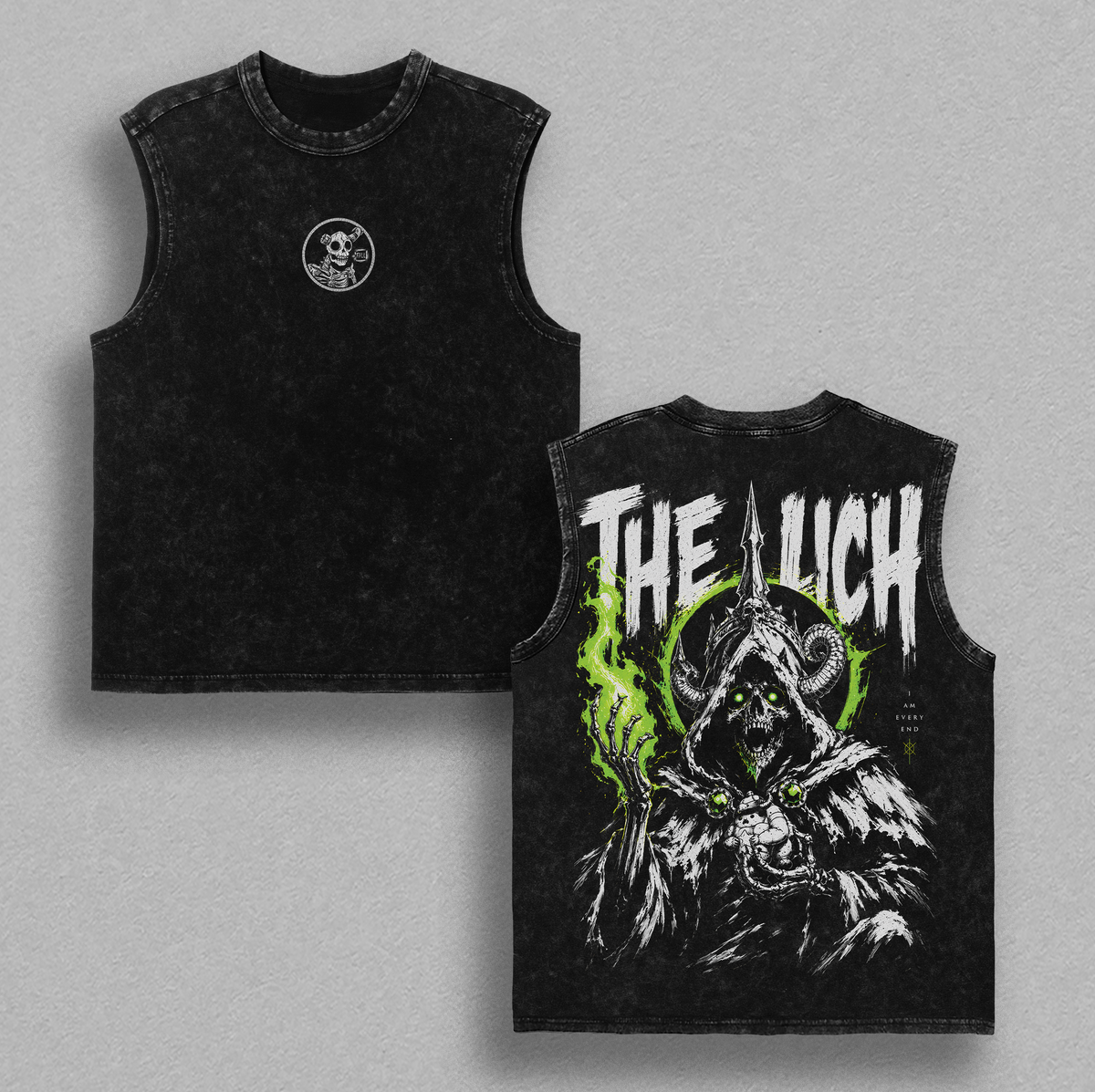 The Lich Adventure Time Vintage Washed Tank Top