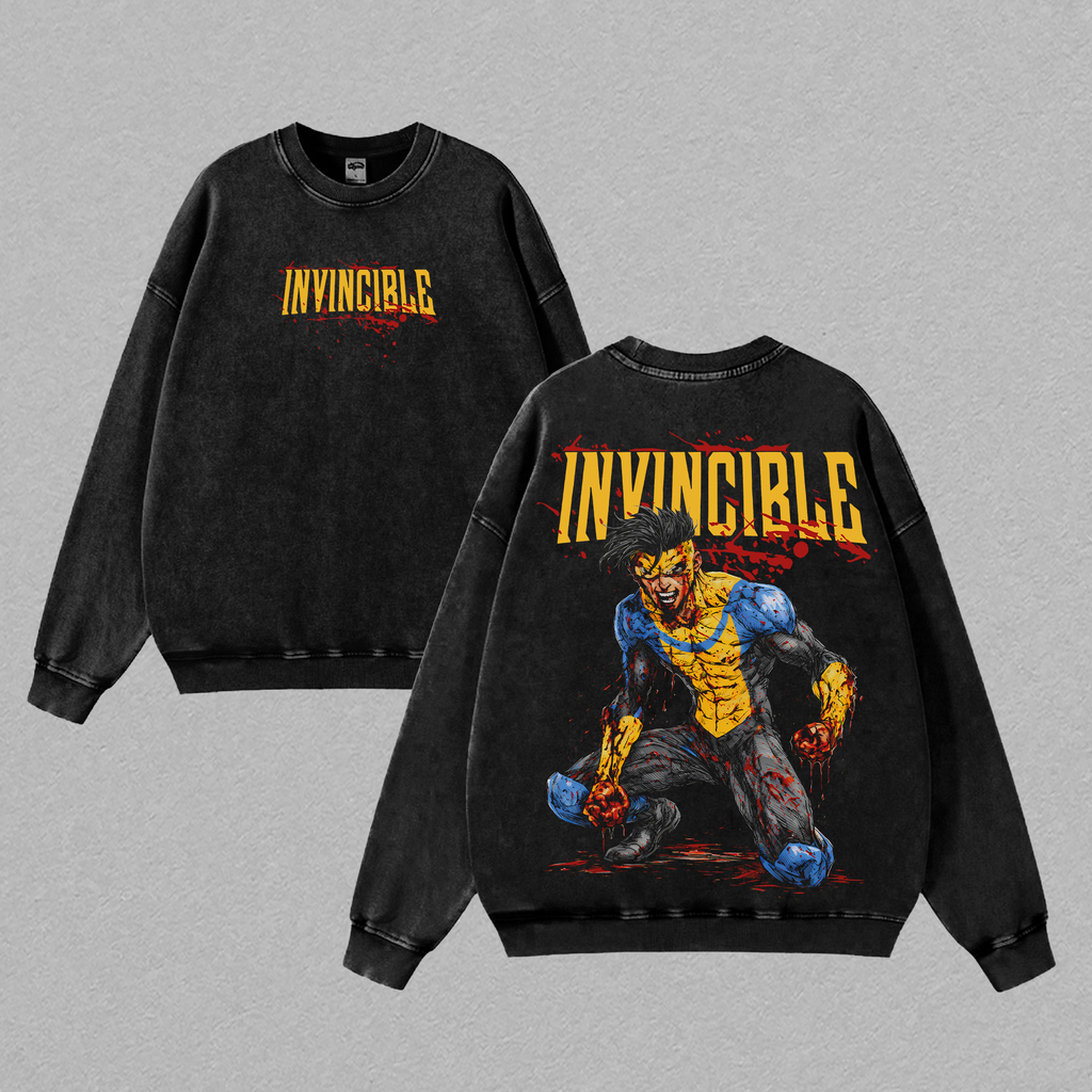 Invincible Viltrumite Vintage Washed Graphic Tee