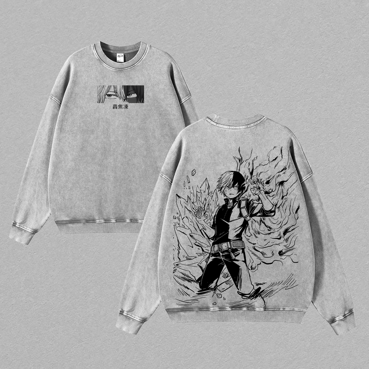 Limited Shoto Figure My Hero Academia Anime Vintage Washed Tee