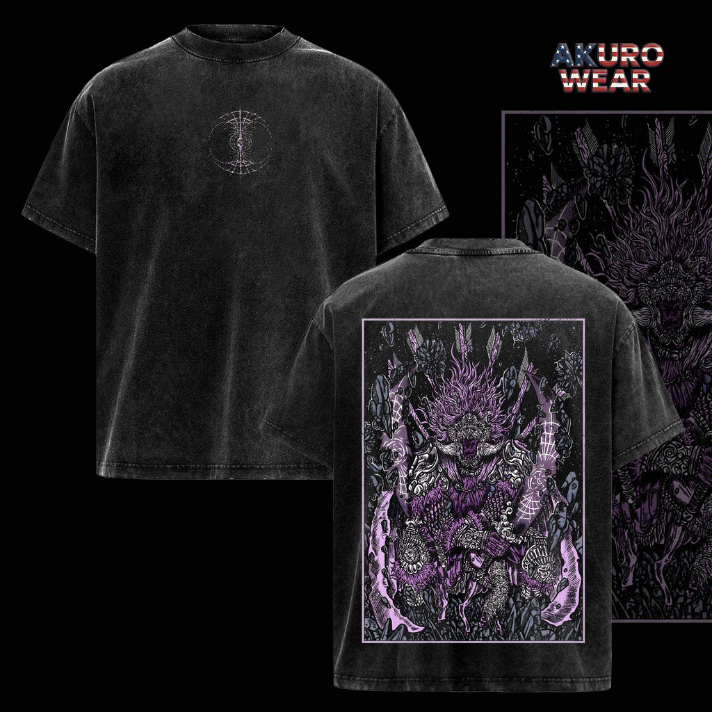 Radahn Elden Ring Dark Fantasy Warrior Vintage Washed Tee