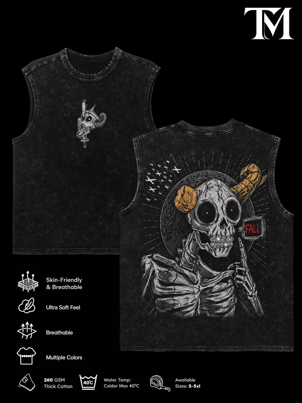 Adventure Time The Lich T-Shirt & Tank Top – Vintage Cosmic Skeleton Graphic Tee, Oversized Unisex Horror Fan Merch Gift