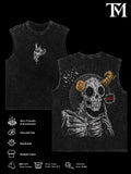 Adventure Time The Lich T-Shirt & Tank Top – Vintage Cosmic Skeleton Graphic Tee, Oversized Unisex Horror Fan Merch Gift