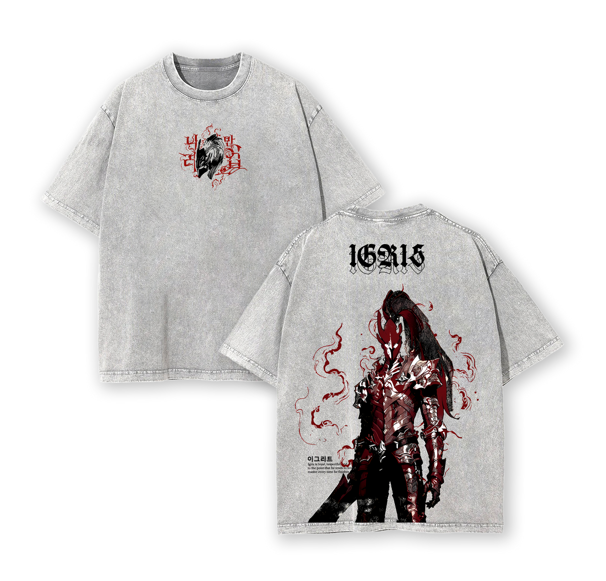 Iris Bloodred - Solo Leveling Anime Wahed T-Shirt